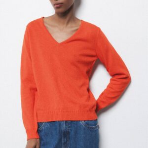 Elegantes Damen Lanidor Klassischer Pullover mit V