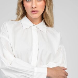 Elegantes Damen An'ge Paris Bluse "Sanama" Weiß