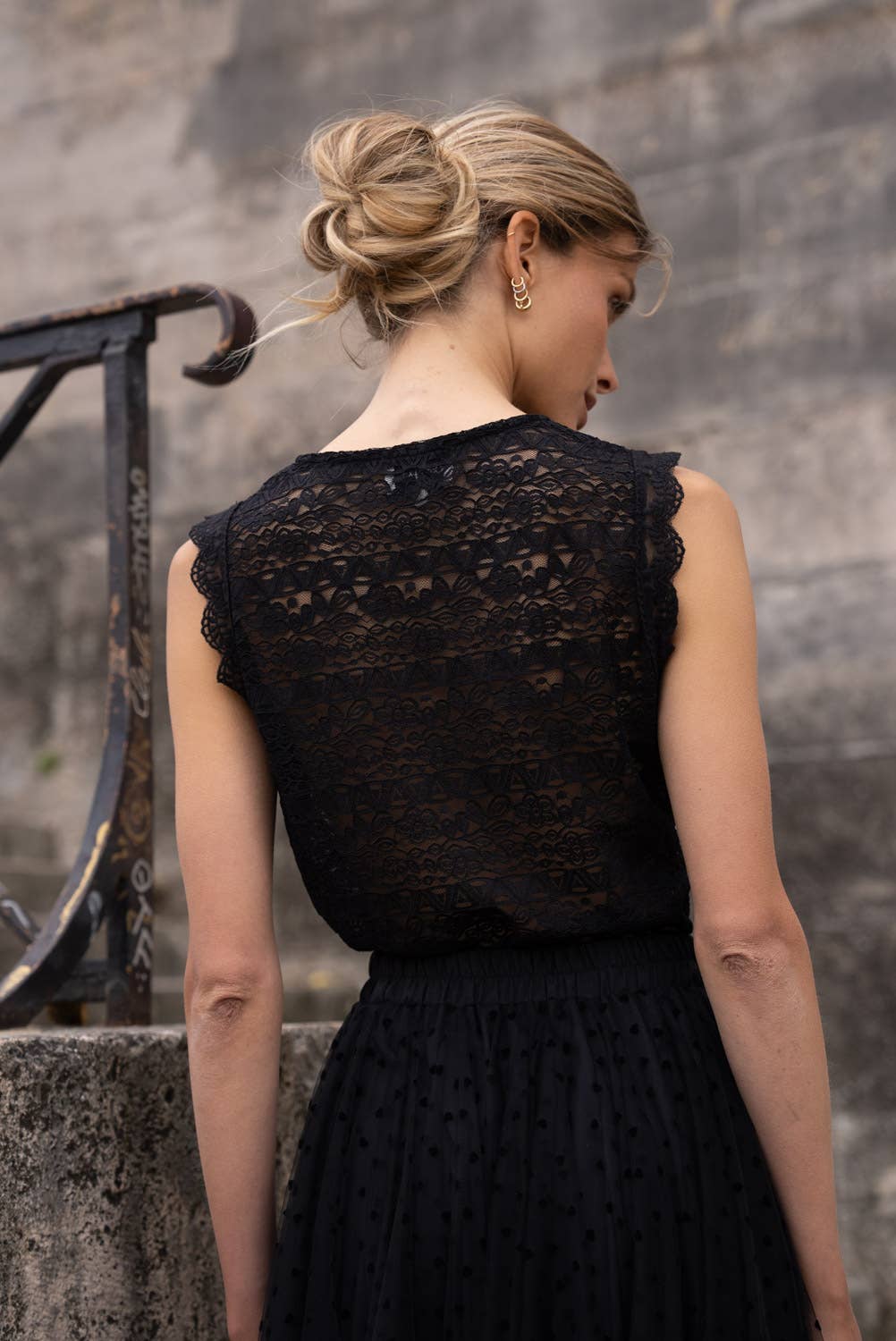 Elegantes Damen Choklate Paris Spitzen - Image 4