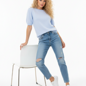 Elegantes Damen Zwillingsherz Kurzarm